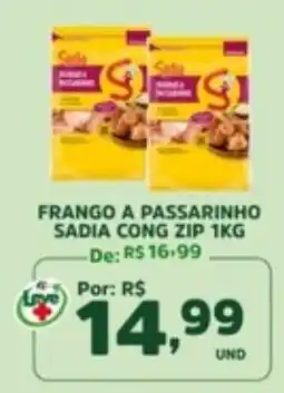 Araújo Supermercados Frango a passarinho sadia cong zip 1kg oferta