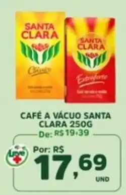 Araújo Supermercados Café a vácuo santa clara oferta