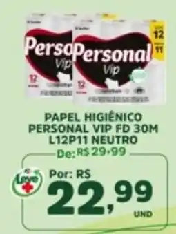 Araújo Supermercados Papel higiênico personal vip fd 30m oferta