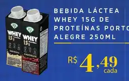 Bahamas Supermercados bebida láctea whey 15g de proteínas porto alegre oferta