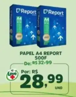 Araújo Supermercados papel a4 report oferta