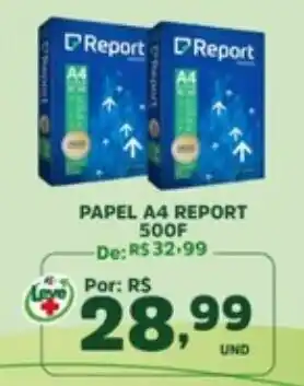 Araújo Supermercados papel a4 report oferta