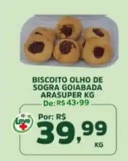 Araújo Supermercados Biscoito olho de sogra goiabada oferta