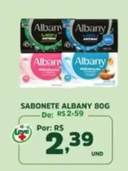 Araújo Supermercados Sabonete albany 80g oferta