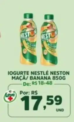 Araújo Supermercados Iogurte nestlé neston maça/ banana oferta