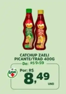 Araújo Supermercados Catchup zaeli picante/trad 400g oferta