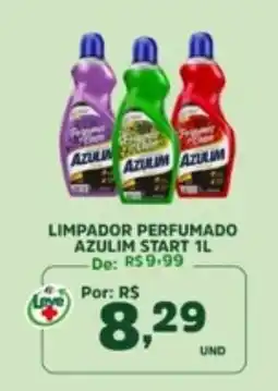 Araújo Supermercados Limpador perfumado azulim start 1l oferta