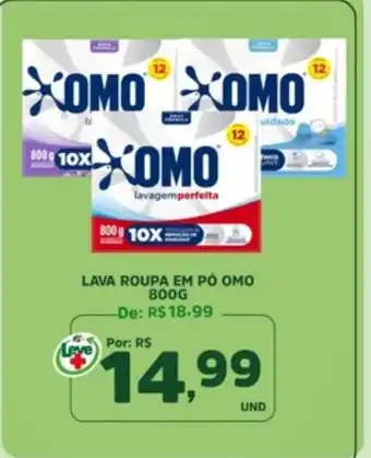 Araújo Supermercados Lava roupa em pó omo oferta