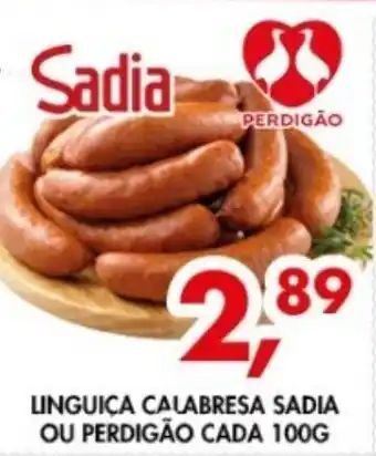 Barbosão Extra Supermercados Linguiça calabresa sadia ou perdigão oferta