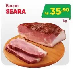 Big Bom Supermercados Bacon seara oferta