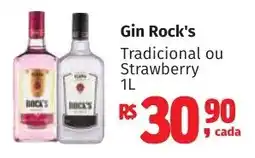 Camiño supermercados Gin Rock's Tradicional ou Strawberry oferta