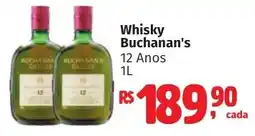 Camiño supermercados Whisky Buchanan's 12 Anos oferta