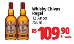 Camiño supermercados Whisky Chivas Regal 12 Anos oferta
