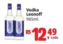 Camiño supermercados Vodka Leonoff oferta