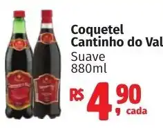 Camiño supermercados Coquetel Cantinho do Vale Suave oferta