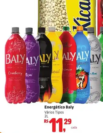 Camiño supermercados Energético Baly Vários Tipos oferta