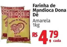 Camiño supermercados Farinha de Mandioca Dona Dê Amarela oferta