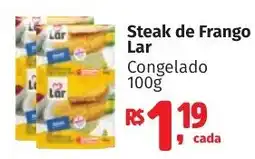 Camiño supermercados Steak de frango lar oferta