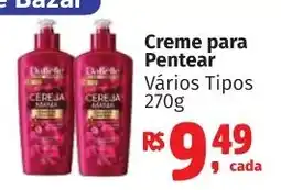 Camiño supermercados Creme para Pentear Vários Tipos oferta