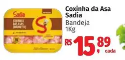 Camiño supermercados Coxinha da Asa Sadia oferta