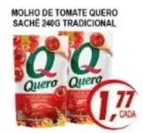 Kaçula Supermercados molho de tomate quero sachê tradicional oferta