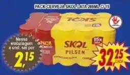 Kaçula Supermercados Cerveja skol lata oferta