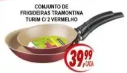 Kaçula Supermercados Conjunto de frigideiras tramontina turim c/2 vermelho oferta