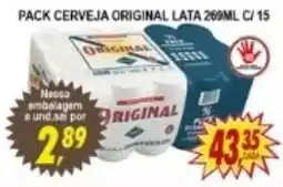 Kaçula Supermercados Cerveja original lata oferta