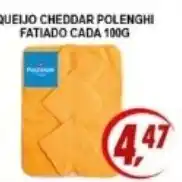 Kaçula Supermercados Queijo cheddar polenghi fatiado oferta