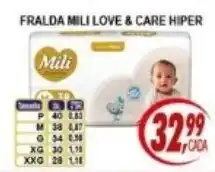 Kaçula Supermercados Fralda mili love & care hiper oferta