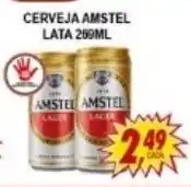 Kaçula Supermercados Cerveja amstel lata 269ml oferta