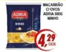 Kaçula Supermercados Macarrão c/ ovos adria ninho oferta