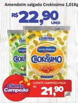 Paulistão Supermercados Amendoim salgado crokissimo oferta