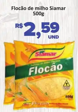 Paulistão Supermercados Flocão de milho siamar oferta