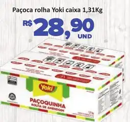 Paulistão Supermercados Paçoca rolha yoki oferta