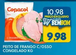 Rancho Bom Supermercados Peito de frango c/osso oferta