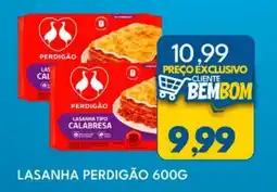 Rancho Bom Supermercados Lasanha perdigão oferta