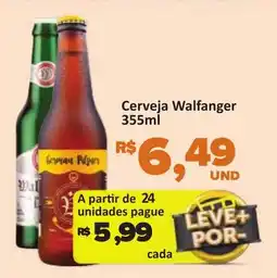 Paulistão Supermercados Cerveja Walfanger oferta