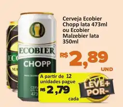 Paulistão Supermercados Cerveja Ecobier Chopp ou Ecobier Malzebier oferta