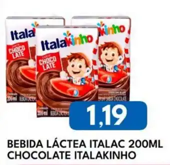 Rancho Bom Supermercados Bebida láctea italac chocolate italakinho oferta