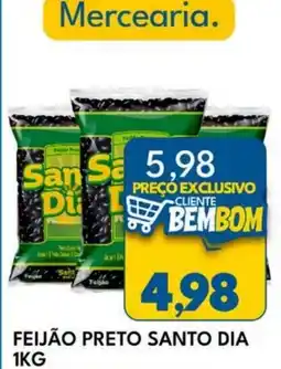 Rancho Bom Supermercados Feijão preto santo dia oferta