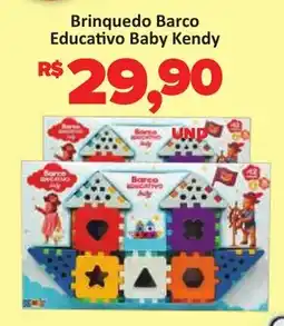 Paulistão Supermercados Brinquedo Barco Educacional Baby Kendy oferta