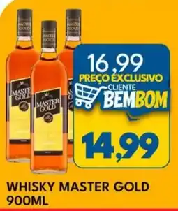 Rancho Bom Supermercados Whisky master gold oferta
