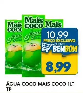 Rancho Bom Supermercados Água coco mais coco oferta