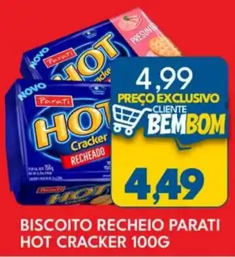 Rancho Bom Supermercados Biscoito recheio parati hot cracker oferta