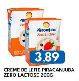 Rancho Bom Supermercados Creme de leite piracanjuba zero lactose oferta
