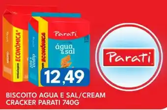 Rancho Bom Supermercados Biscoito agua e sal/cream cracker parati oferta