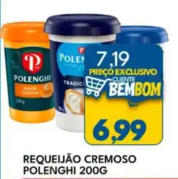 Rancho Bom Supermercados Requeijão cremoso polenghi oferta
