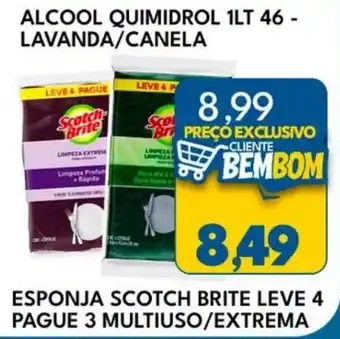 Rancho Bom Supermercados esponja scotch brite oferta