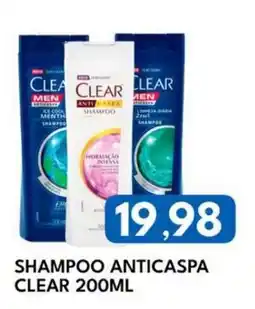 Rancho Bom Supermercados Shampoo anticaspá clear oferta
